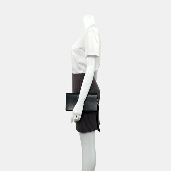 Leather Clutch Black