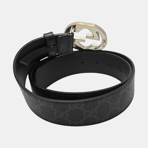 Coated Canvas Belt Black