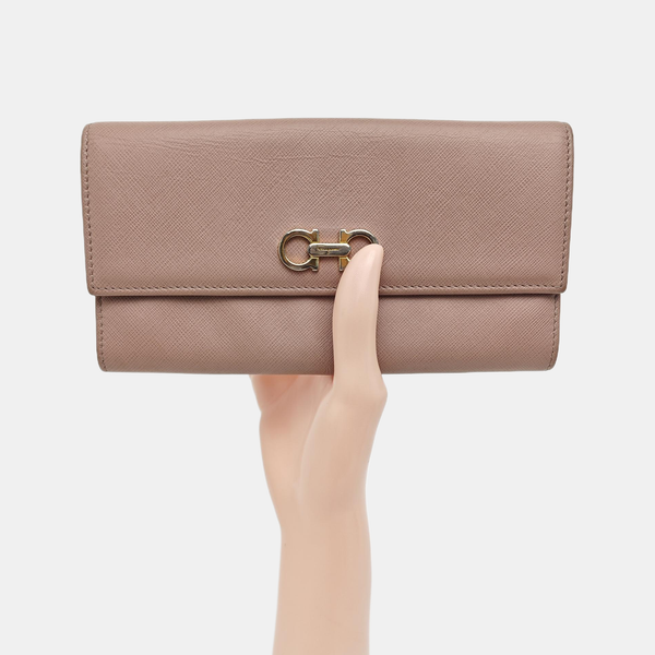 Calfskin Wallet Beige