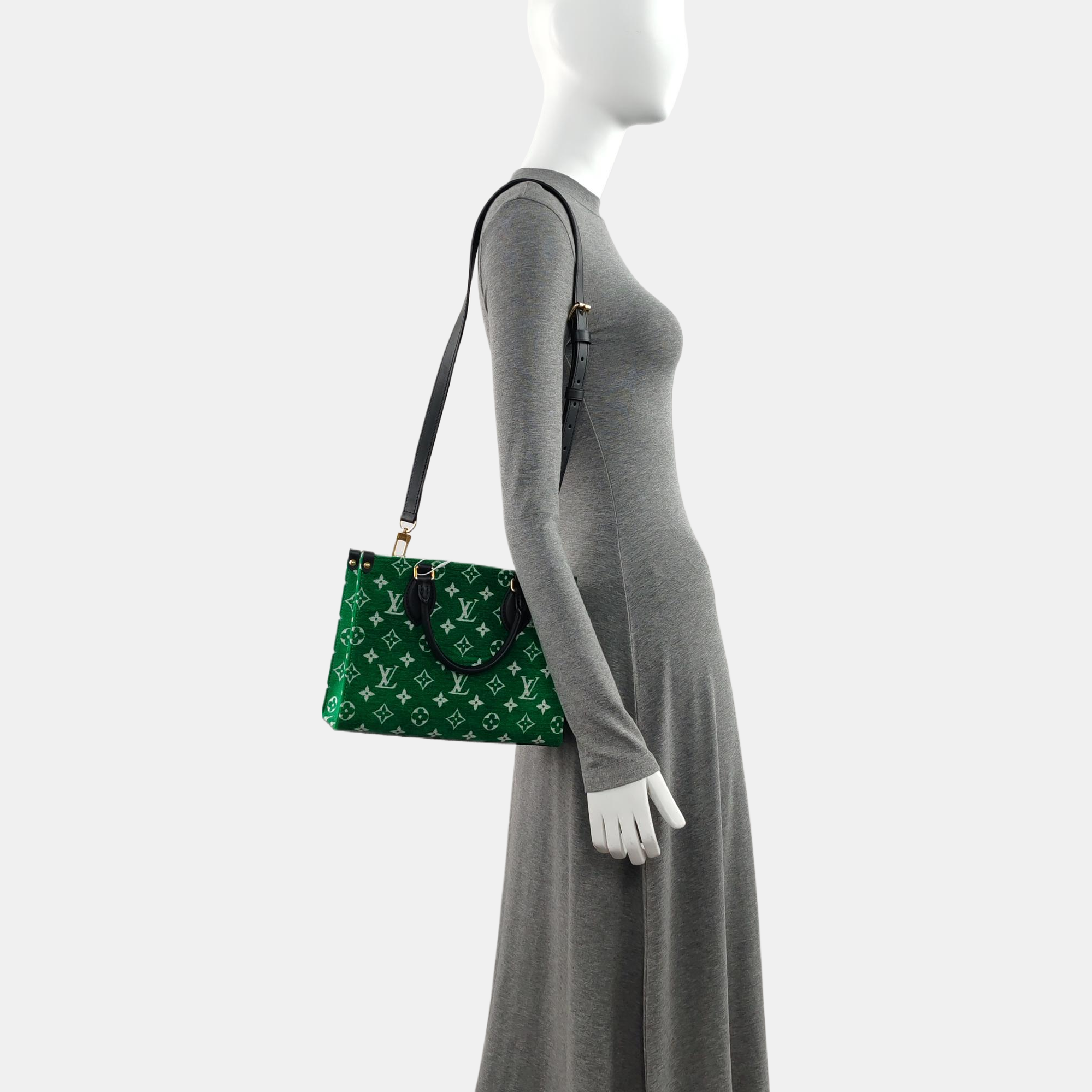 ONTHEGO PM Monogram Fabric Green