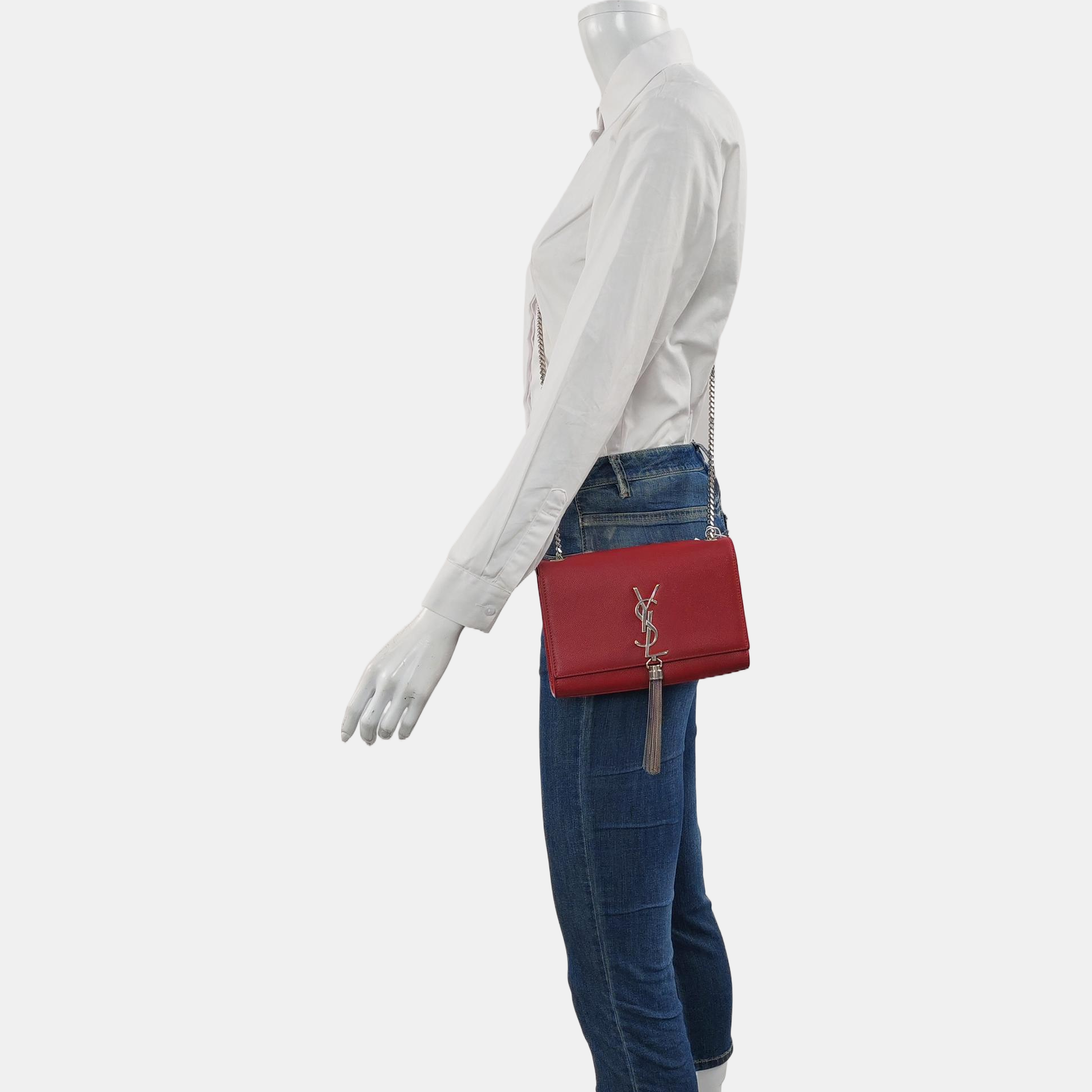 KATE Small Calfskin Red