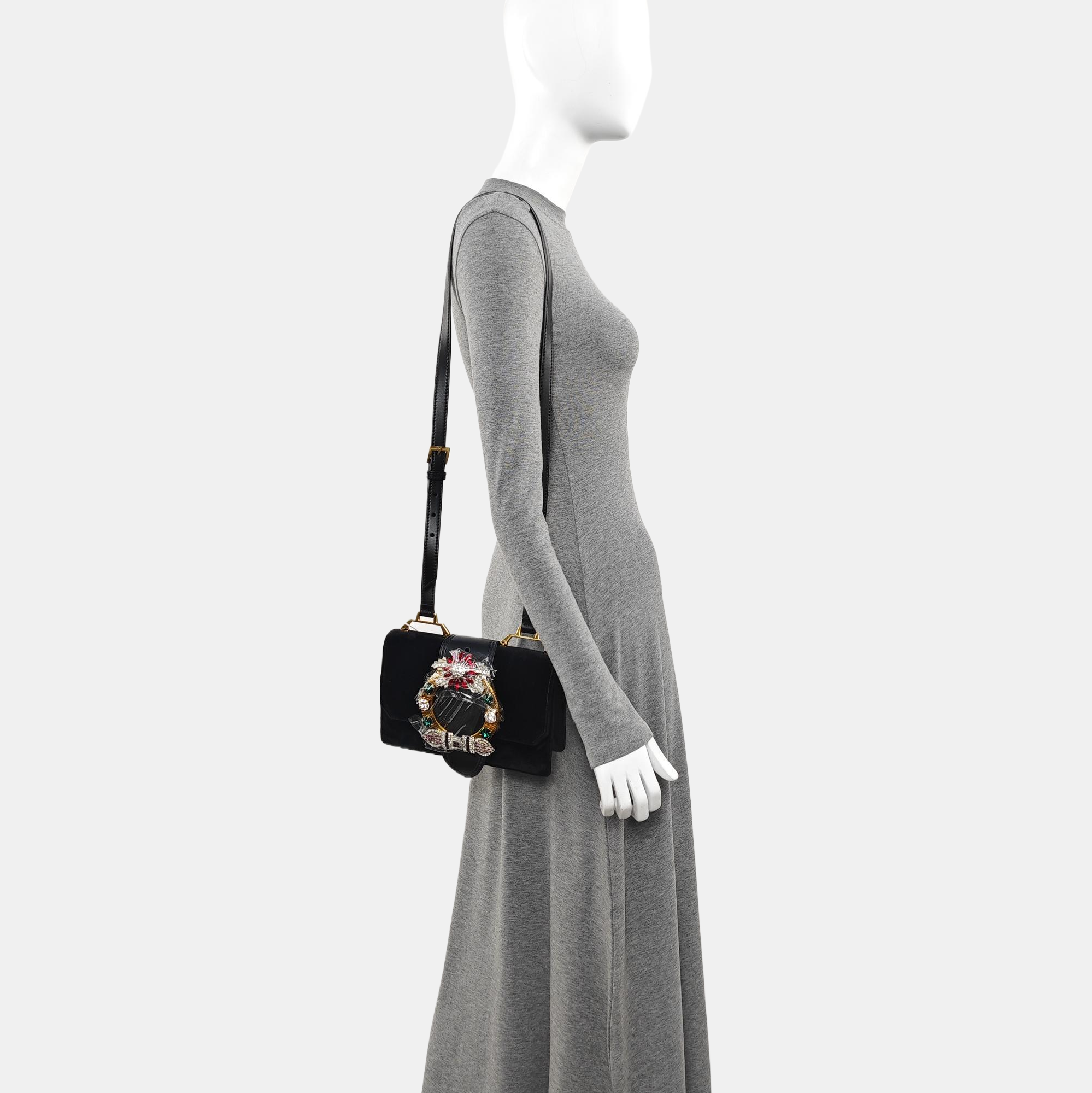 Miu Lady Velvet Black
