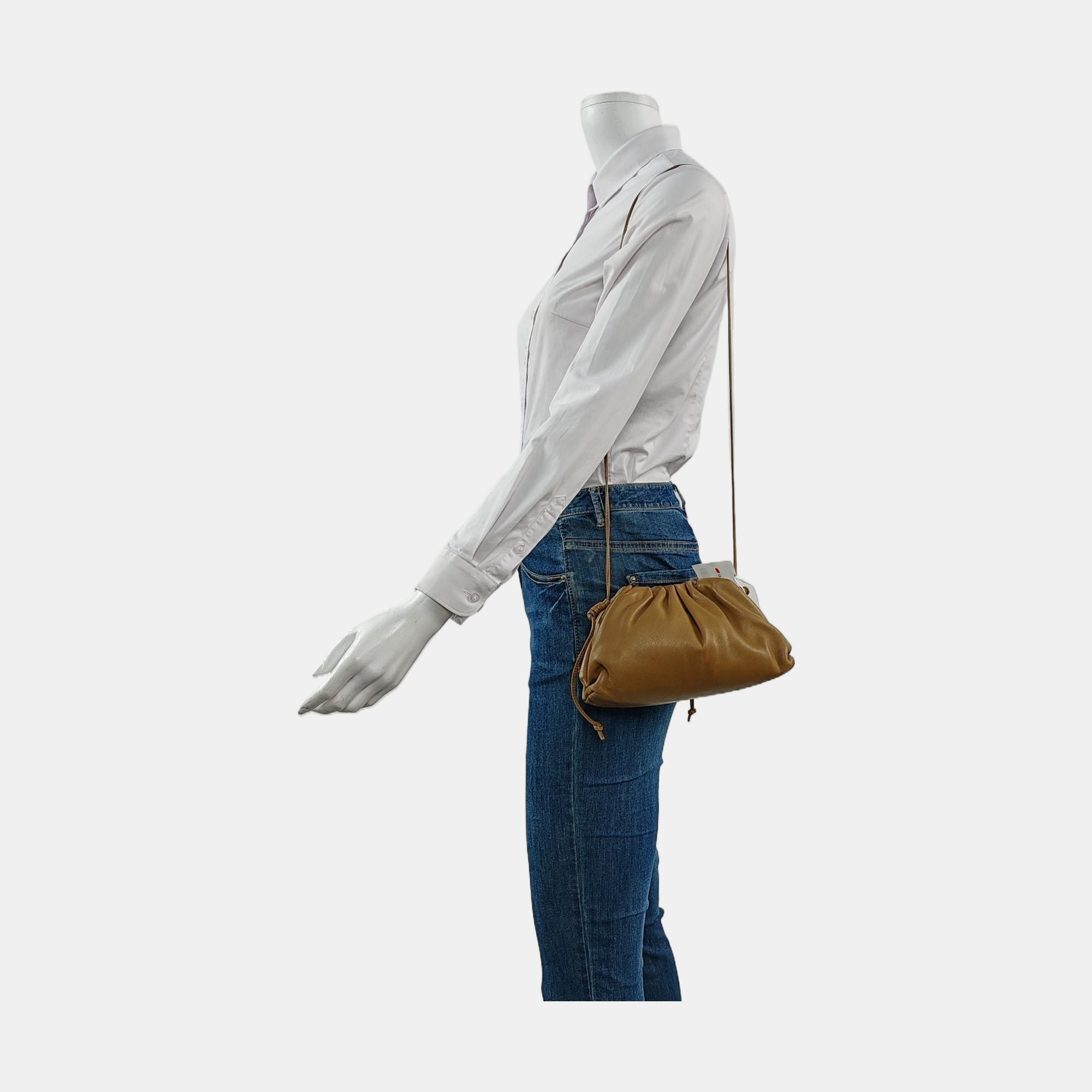 The Pouch Mini Calfskin Brown