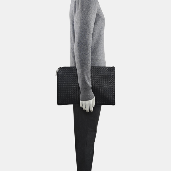 Calfskin Clutch Black