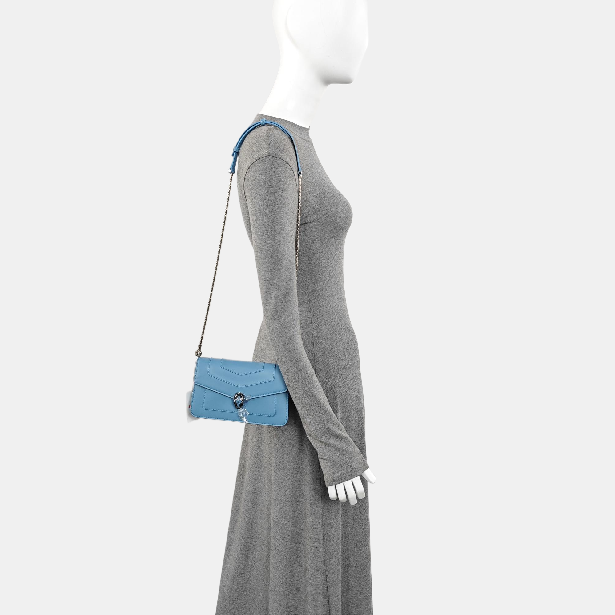 SERPENTI FOREVER Calfskin Blue