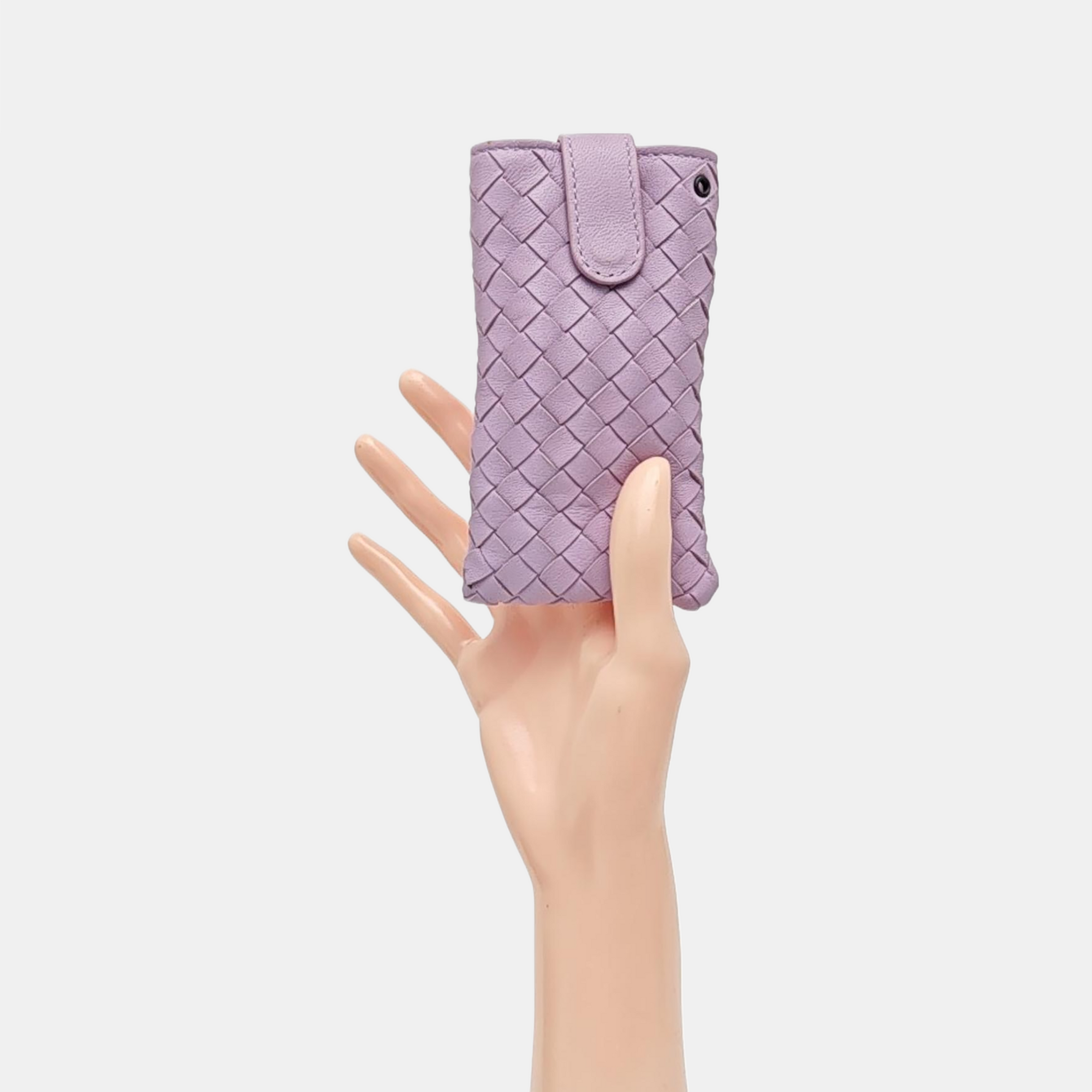 Calfskin Clutch Purple