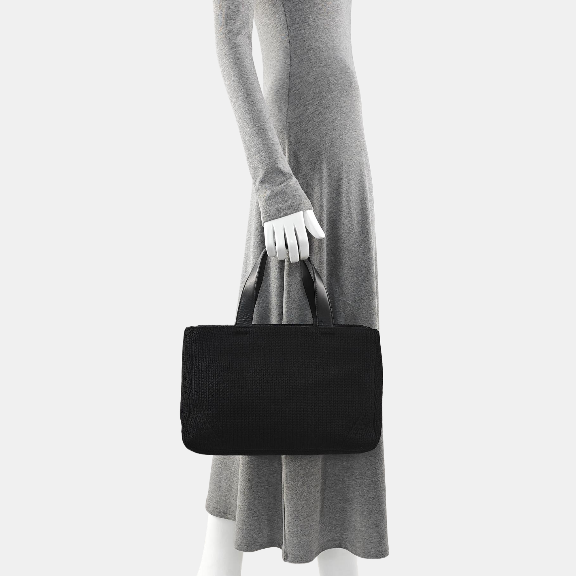 Fabric Tote Bag Black