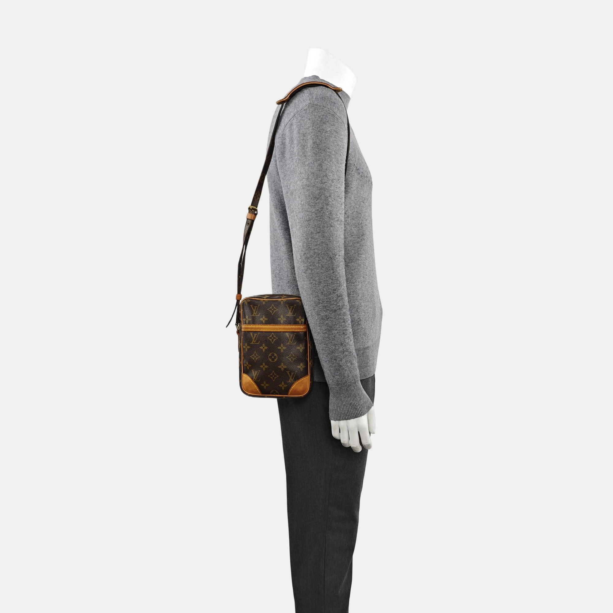 DANUBE Monogram Coated Canvas Brown