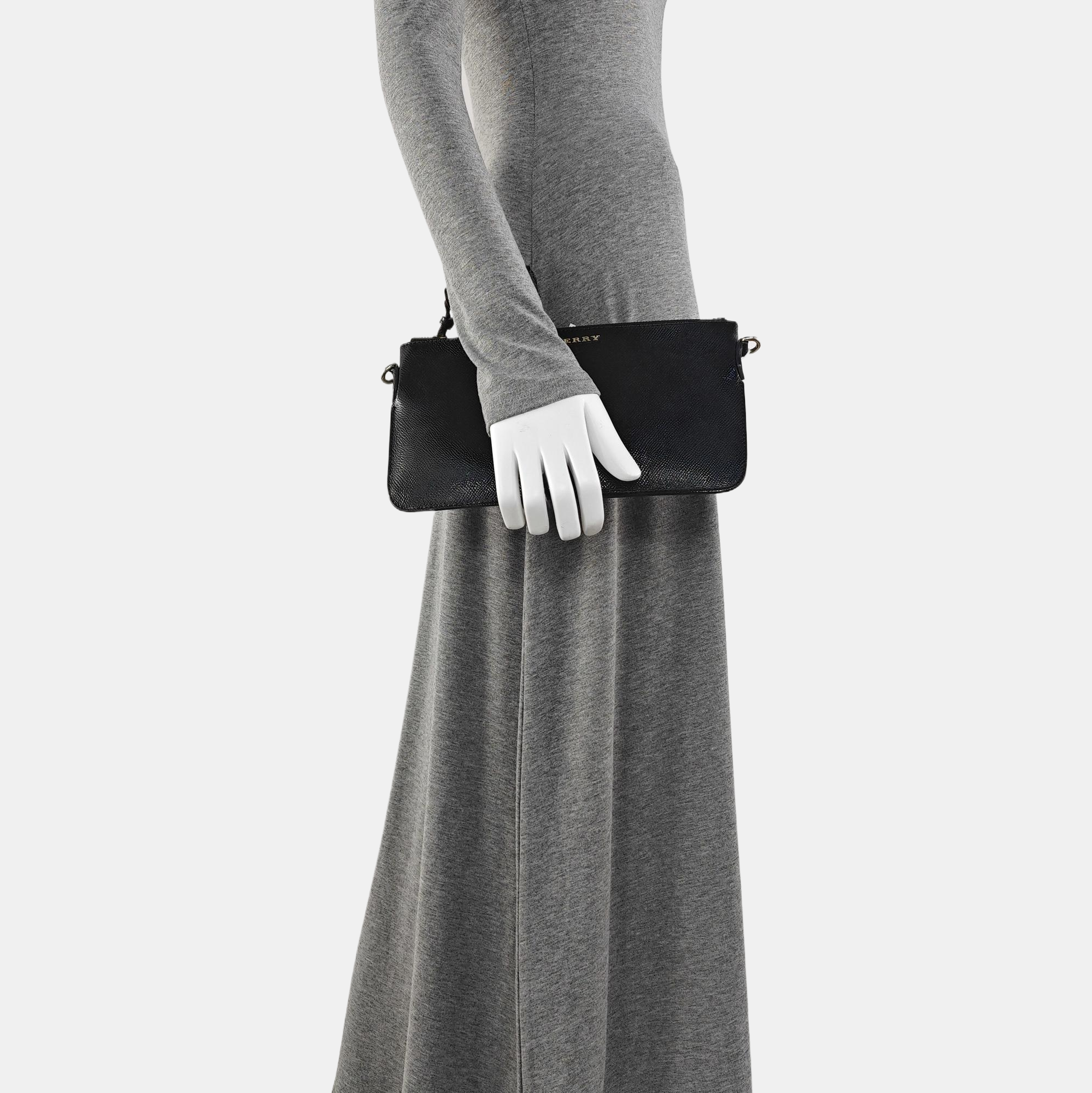 Calfskin Clutch Black