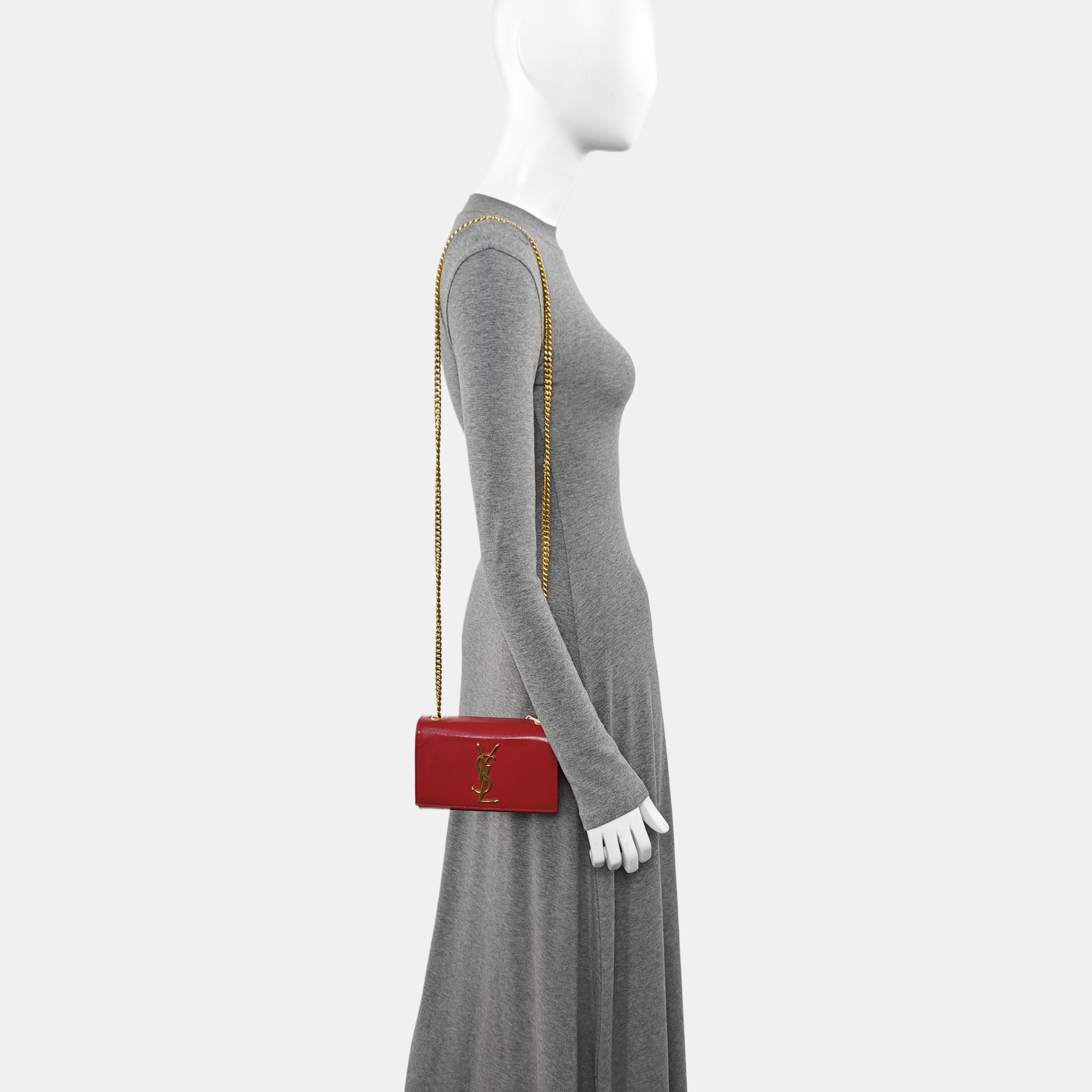 KATE Mini Calfskin Red