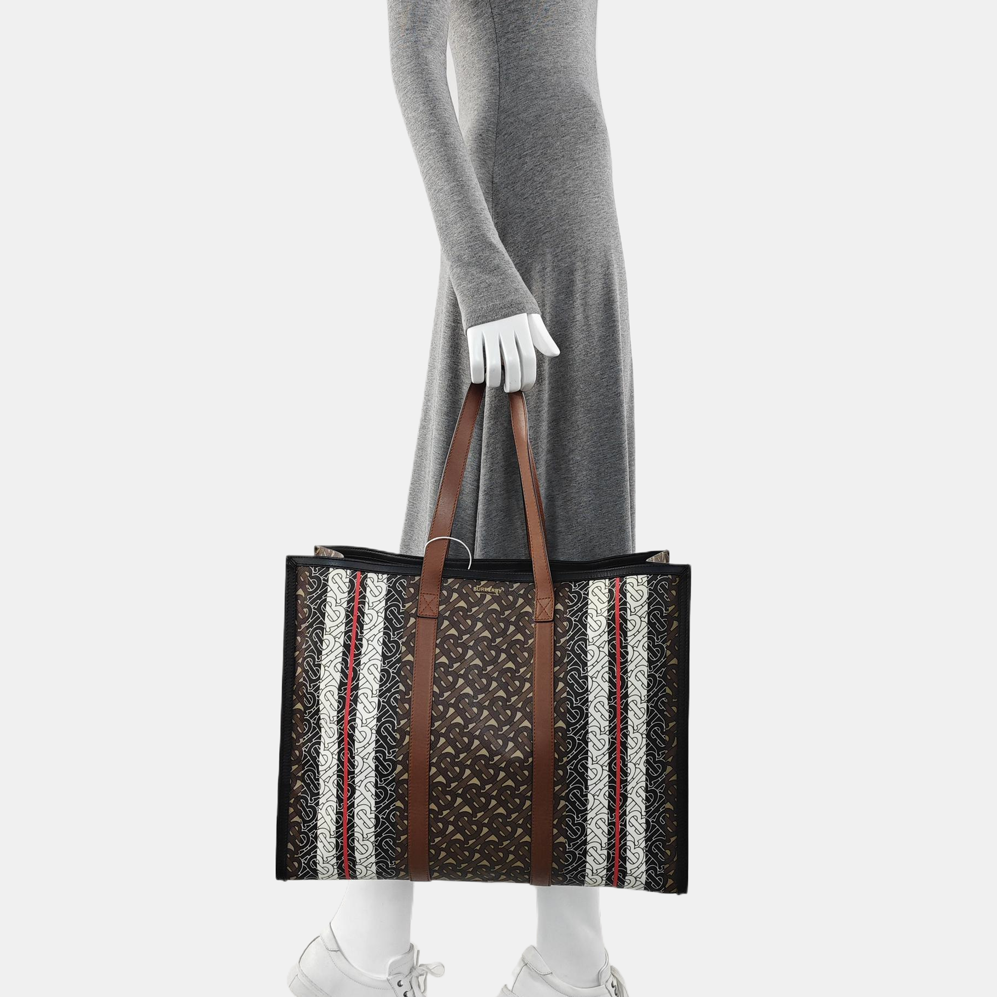 MONOGRAM Large Coated Canvas Brown