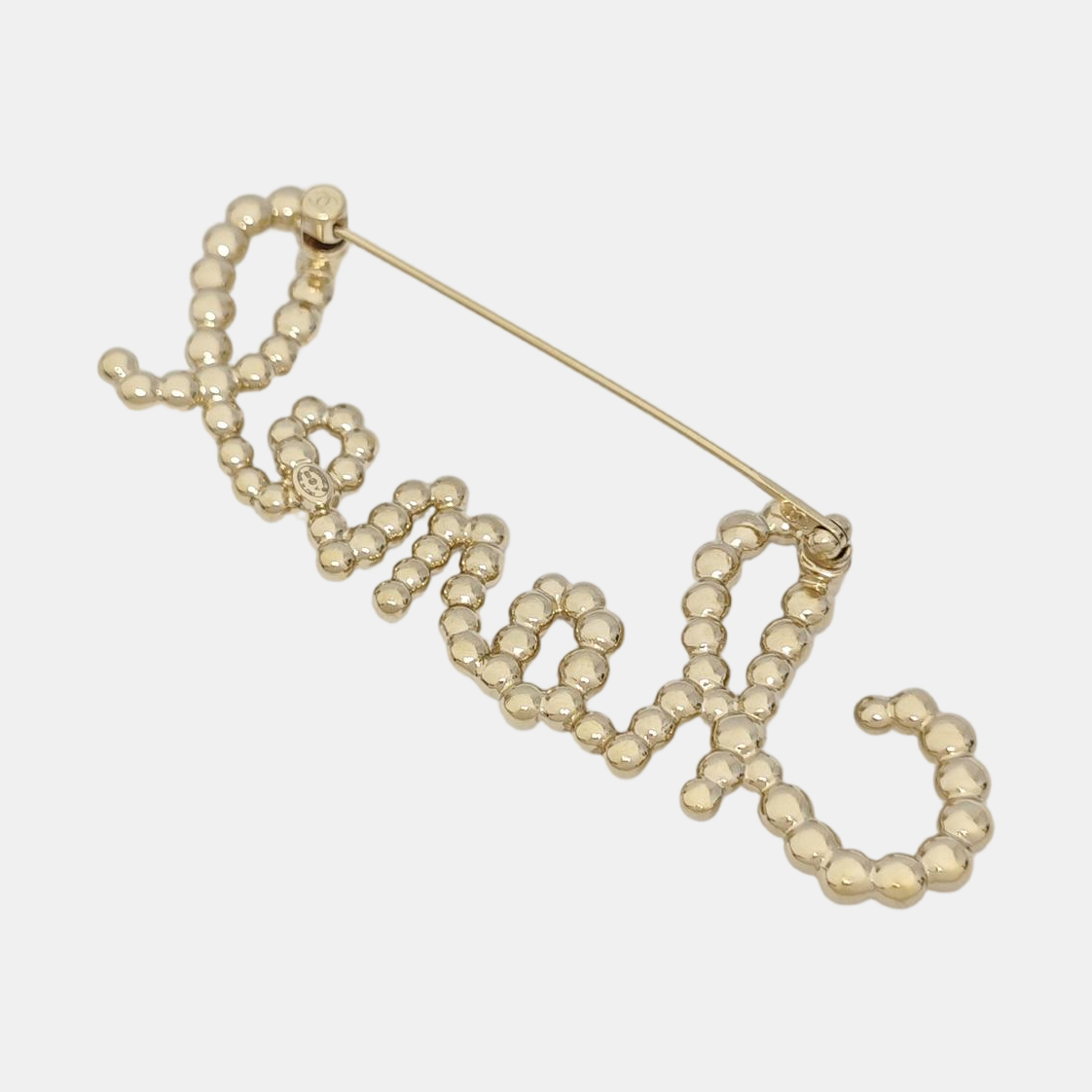 Metal Gold Brooch