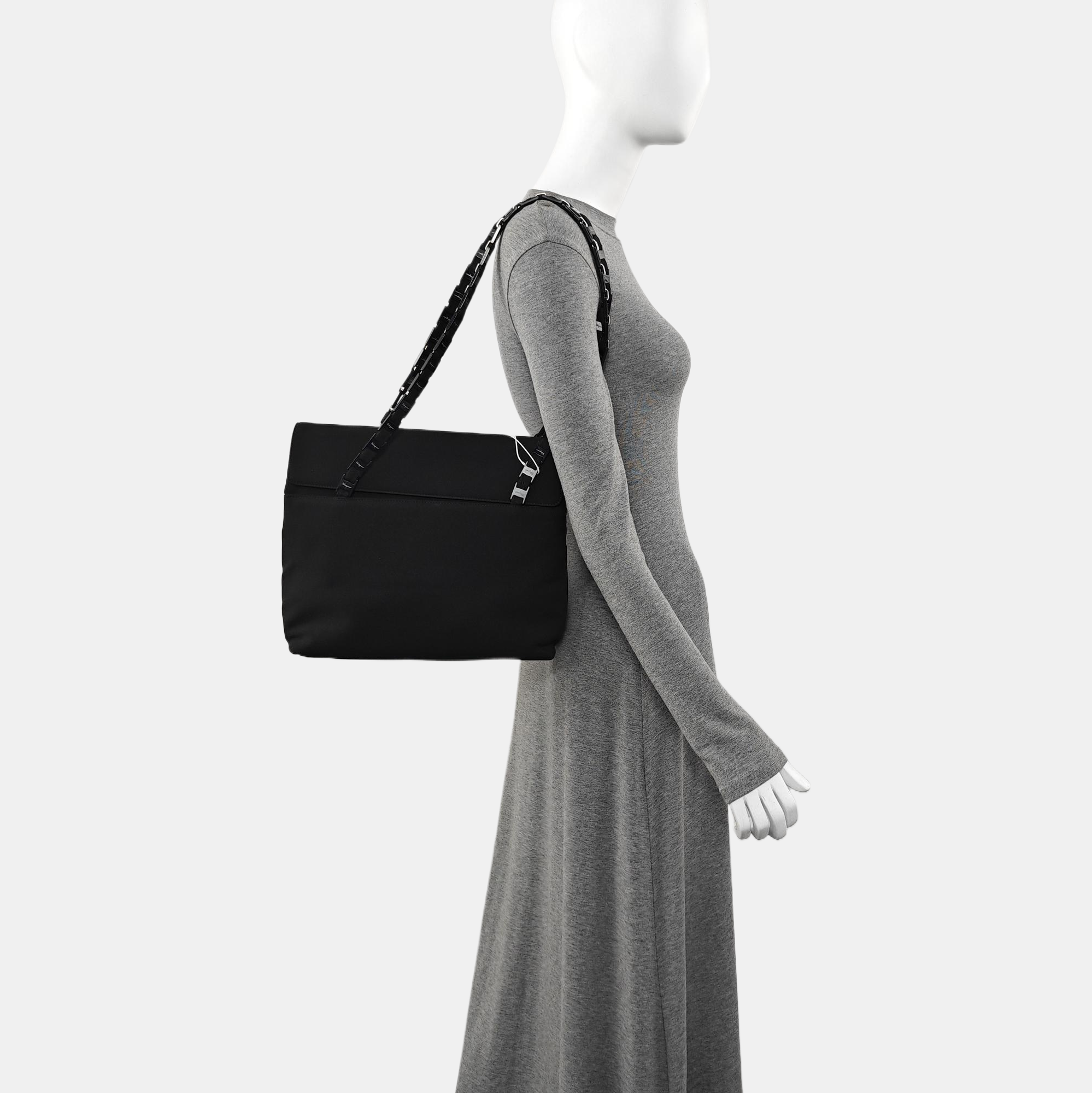 Fabric Tote Bag Black