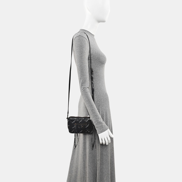 Calfskin Shoulder Bag Black