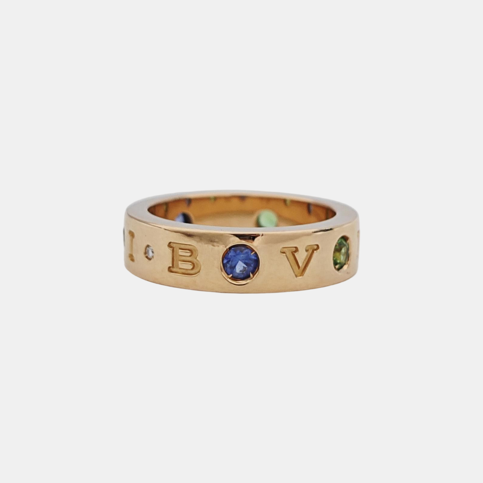 B.ZERO1 18k Rose Gold Ring EU 51