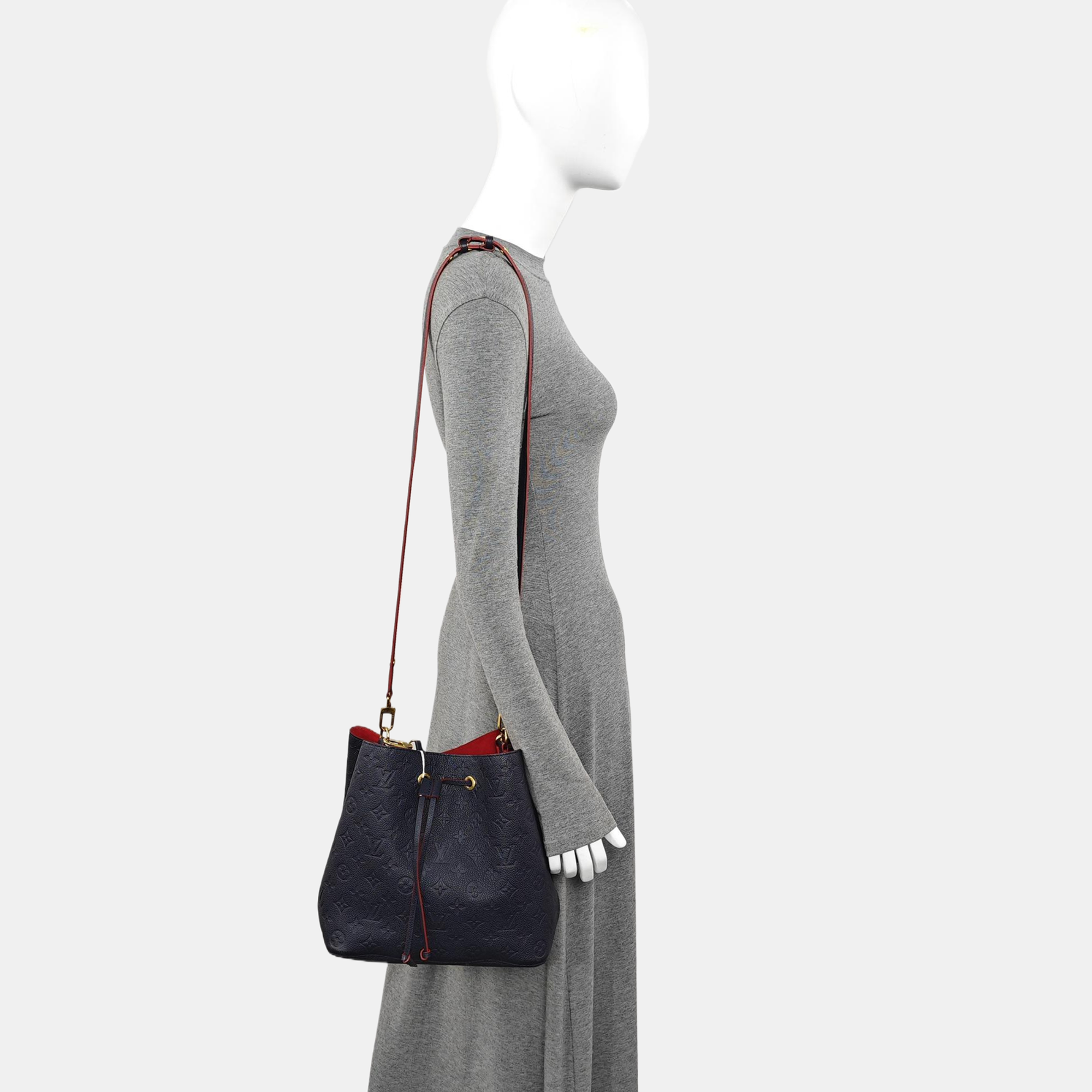 NÉONOÉ MM Calfskin Blue