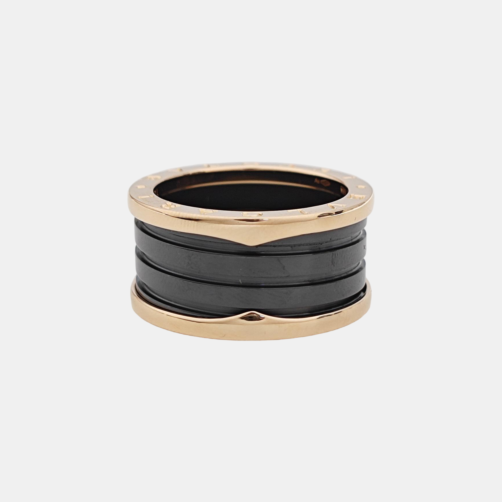 B.ZERO1 18k Rose Gold Ring EU 61