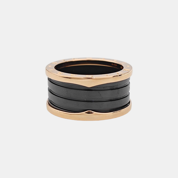 B.ZERO1 18k Rose Gold Ring EU 61