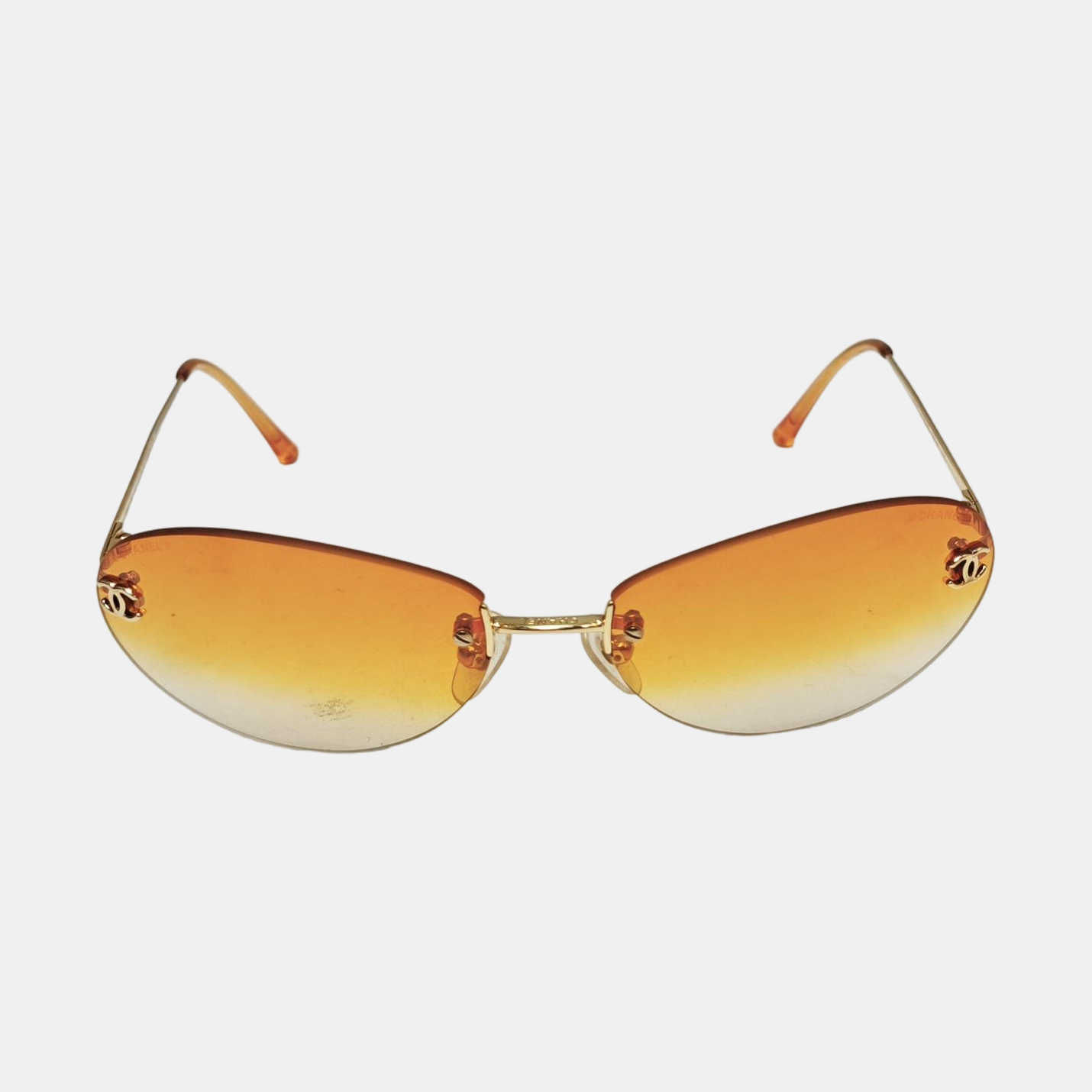 Metal Sunglasses Orange