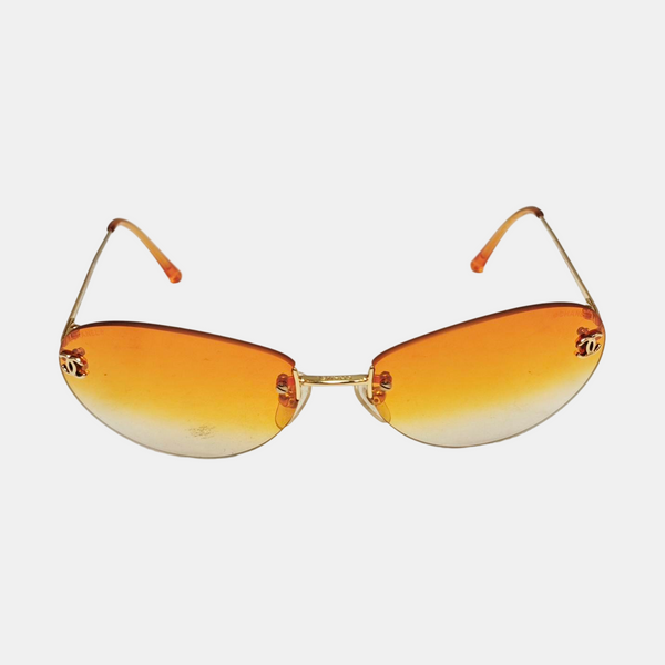Metal Sunglasses Orange