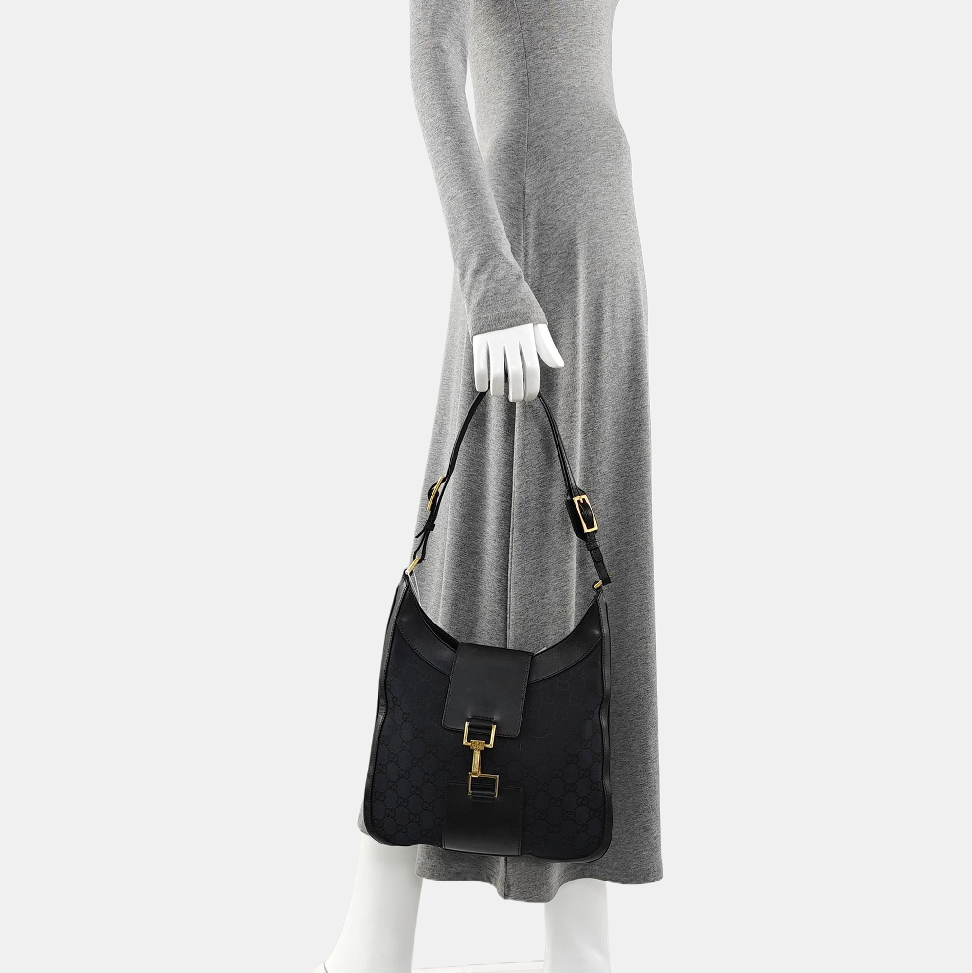 Jackie 1961 Small Monogram Canvas Black
