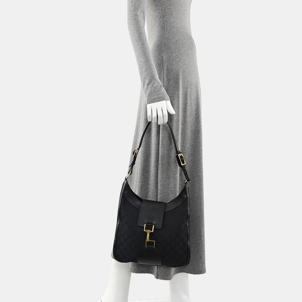 Jackie 1961 Small Monogram Canvas Black