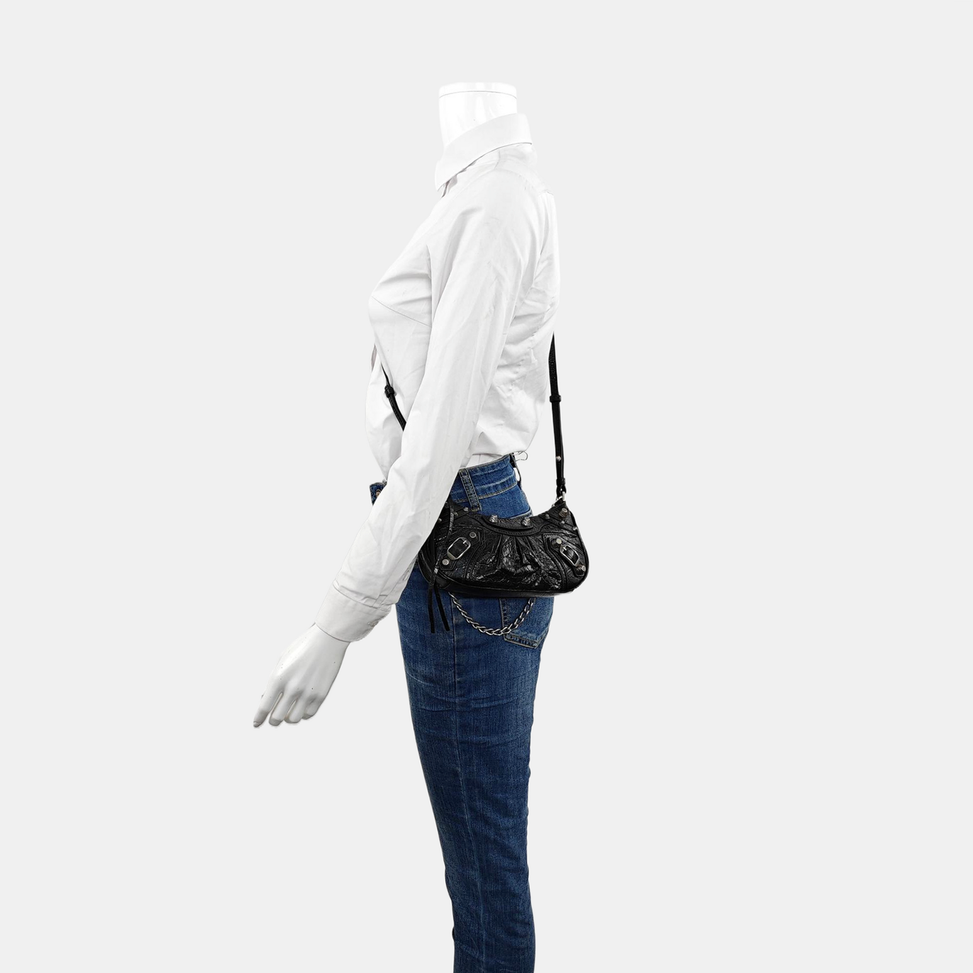 Le Cagole Mini Calfskin Black