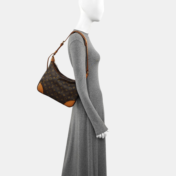 BOULOGNE Monogram Coated Canvas Brown