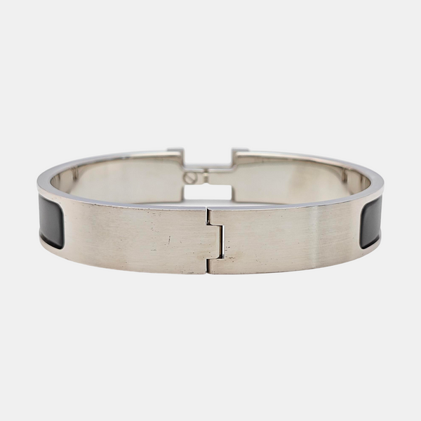 Clic Hh Metal Silver Bangle