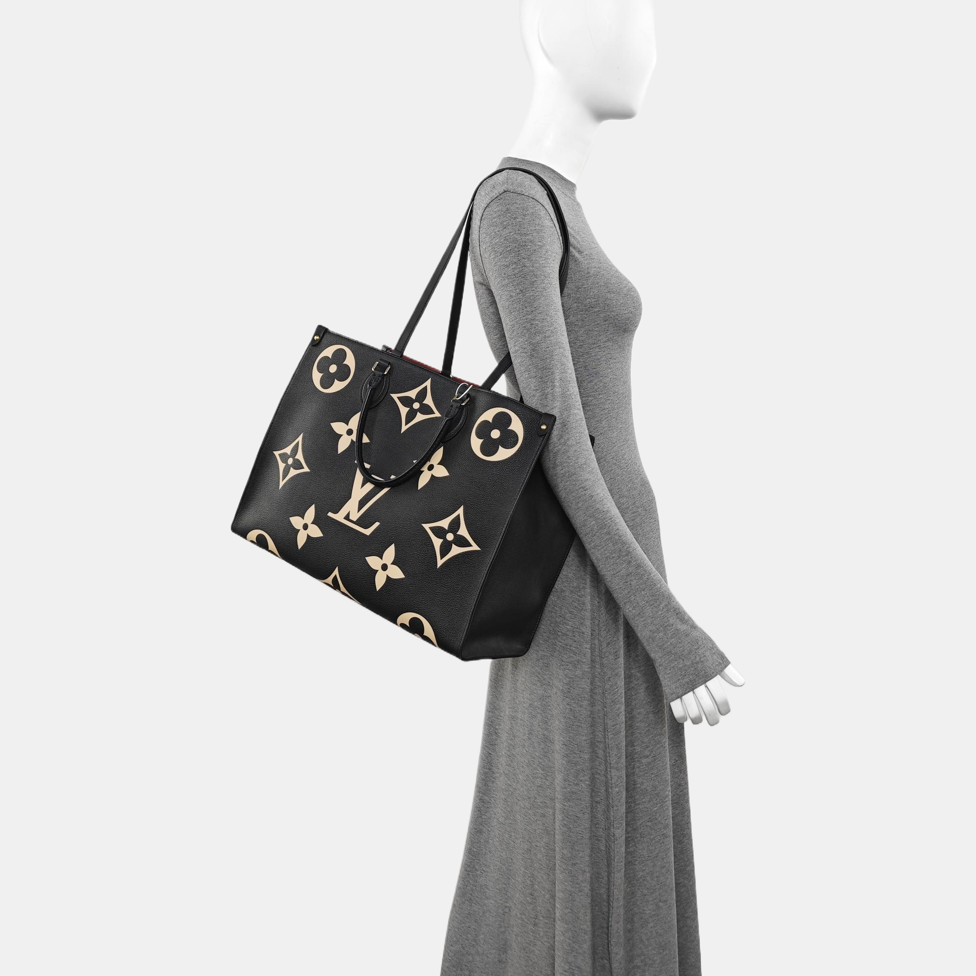 ONTHEGO GM Monogram Calfskin Black