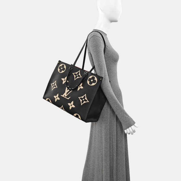 ONTHEGO GM Monogram Calfskin Black