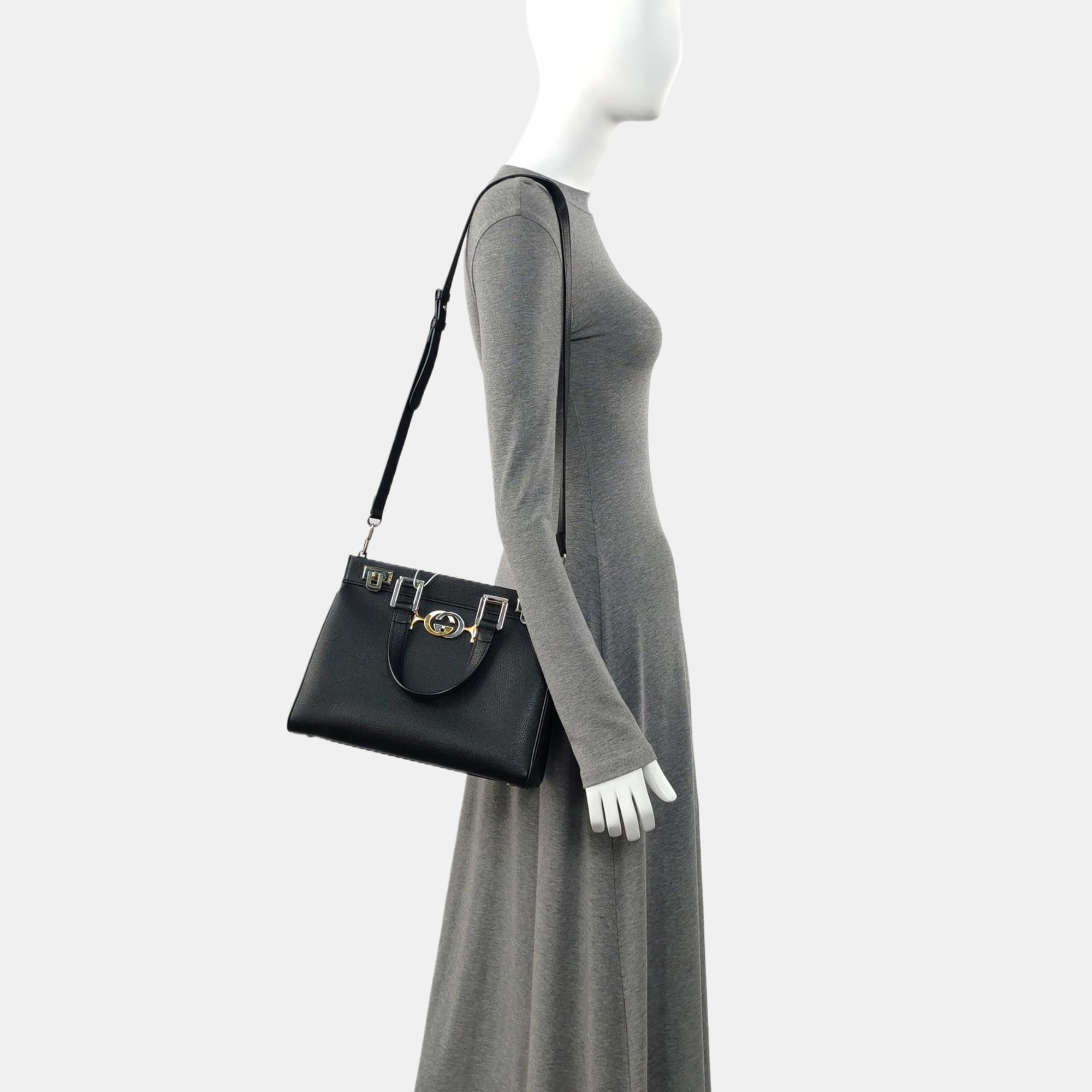 Zumi Small Calfskin Black