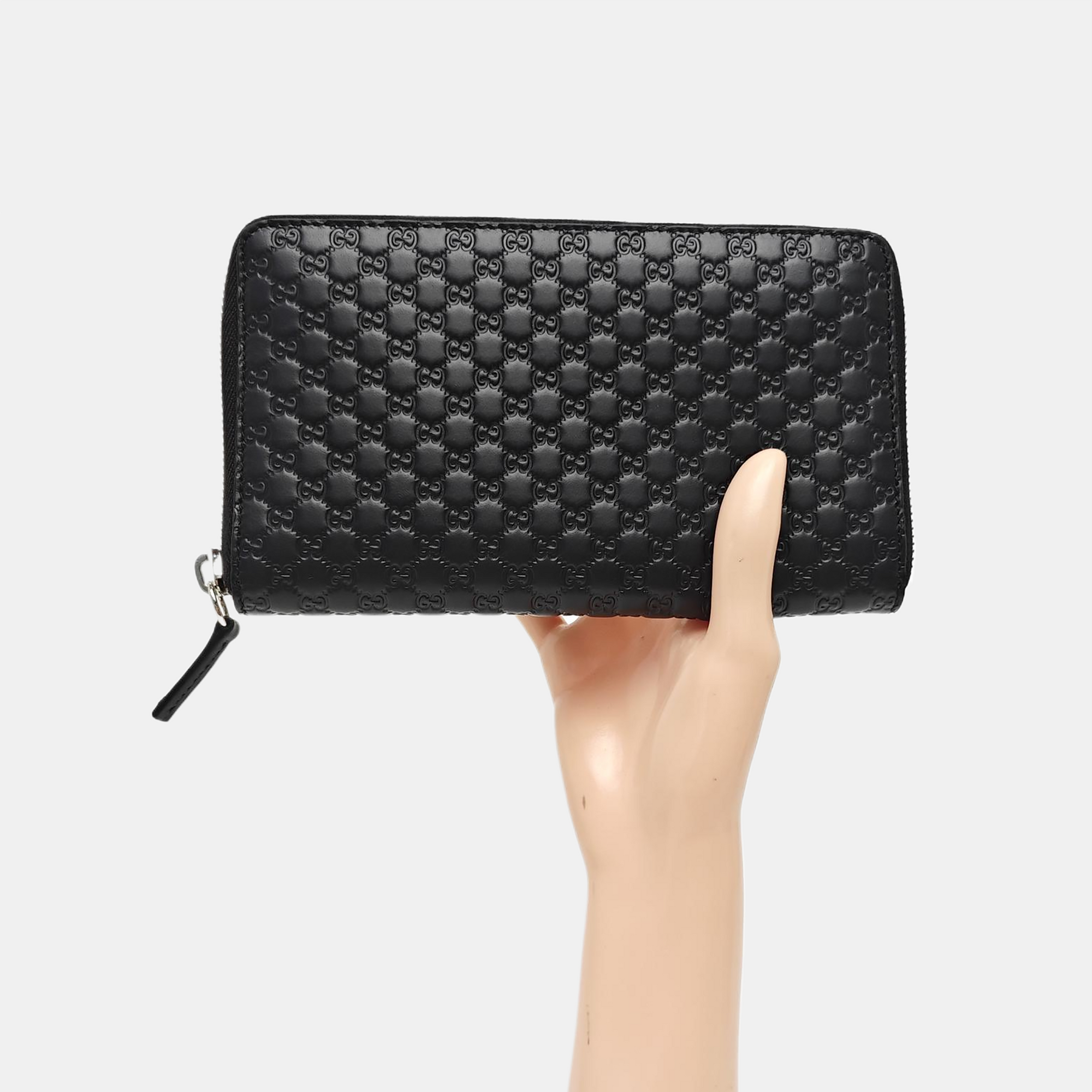Signature Monogram Calfskin Black Wallet