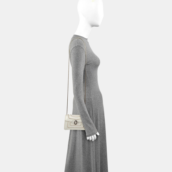 SERPENTI FOREVER Calfskin White