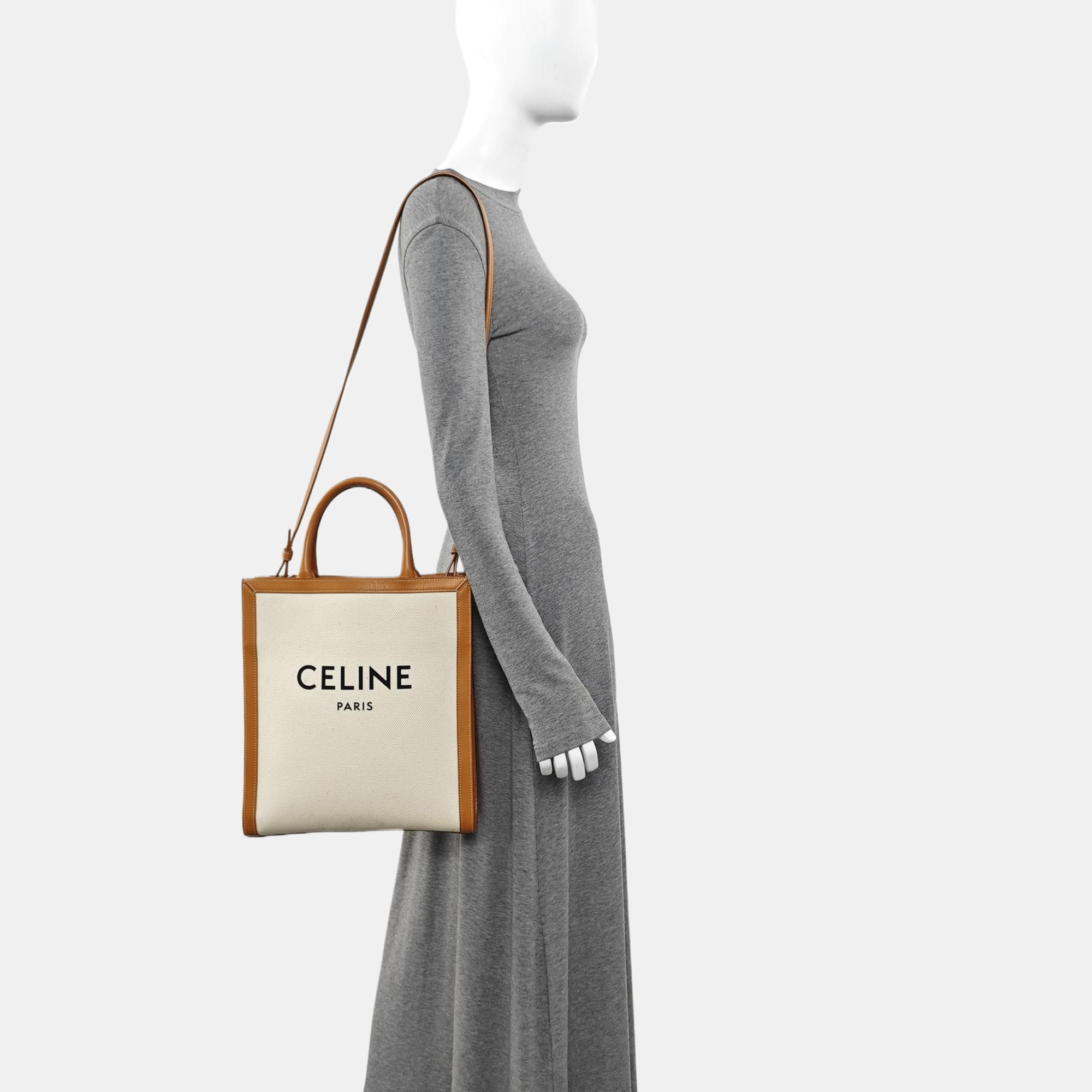 CABAS CELINE Small Canvas White