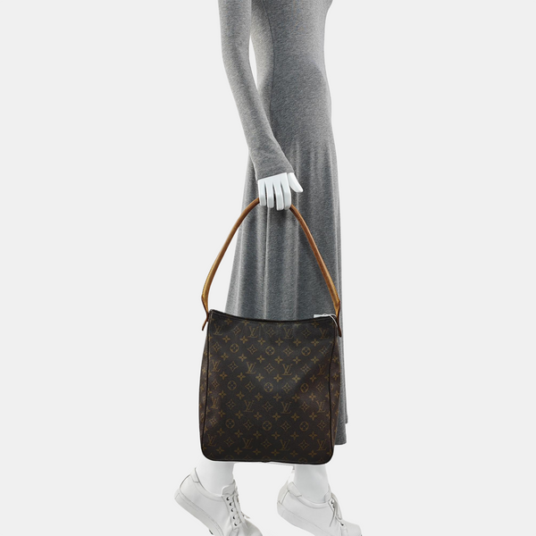 LOOPING GM Monogram Coated Canvas Brown