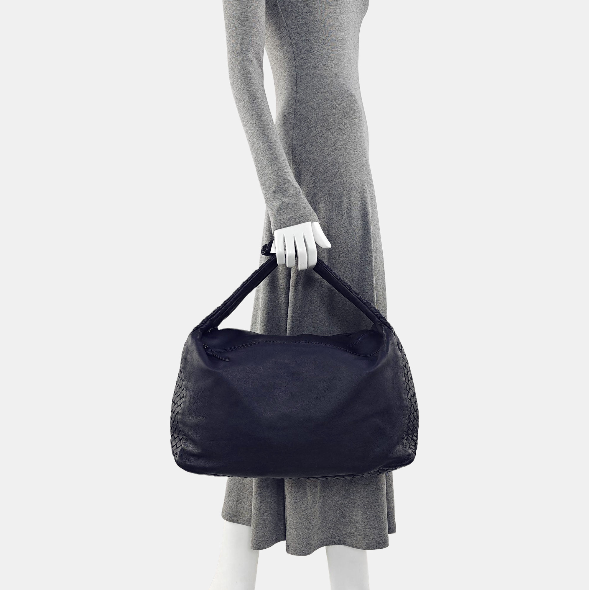Calfskin Shoulder Bag Purple