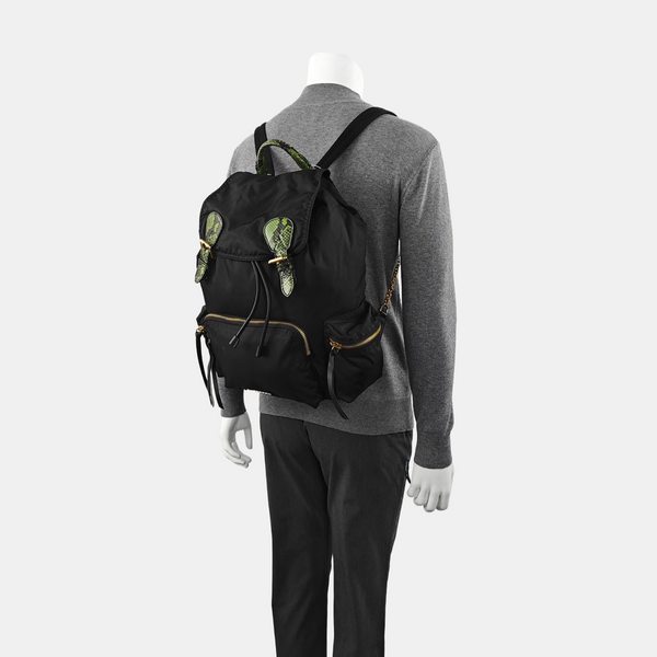 The Rucksack Nylon Black