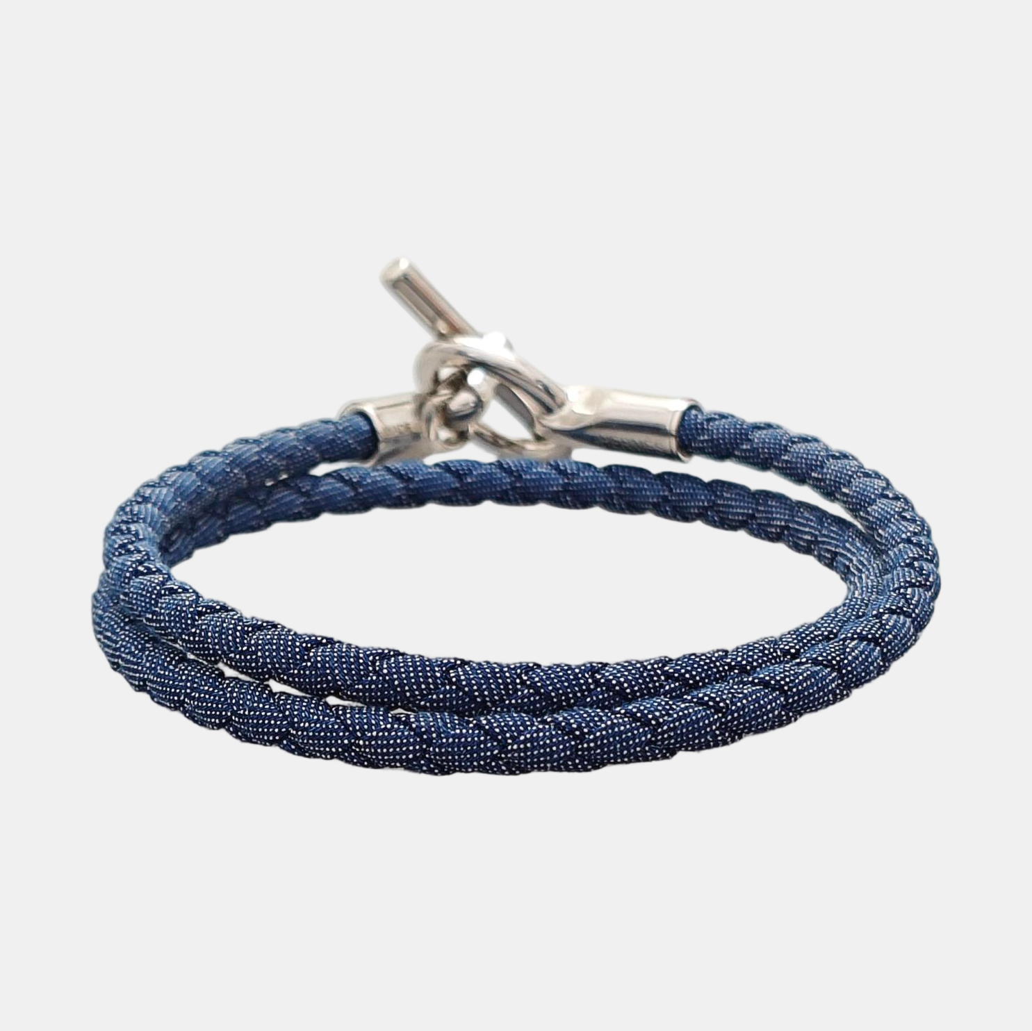 Glenan Fabric Blue Bangle