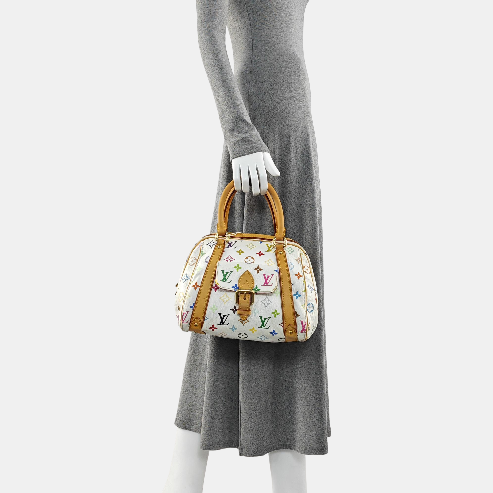 LV × TM PRISCILLA Monogram Coated Canvas White