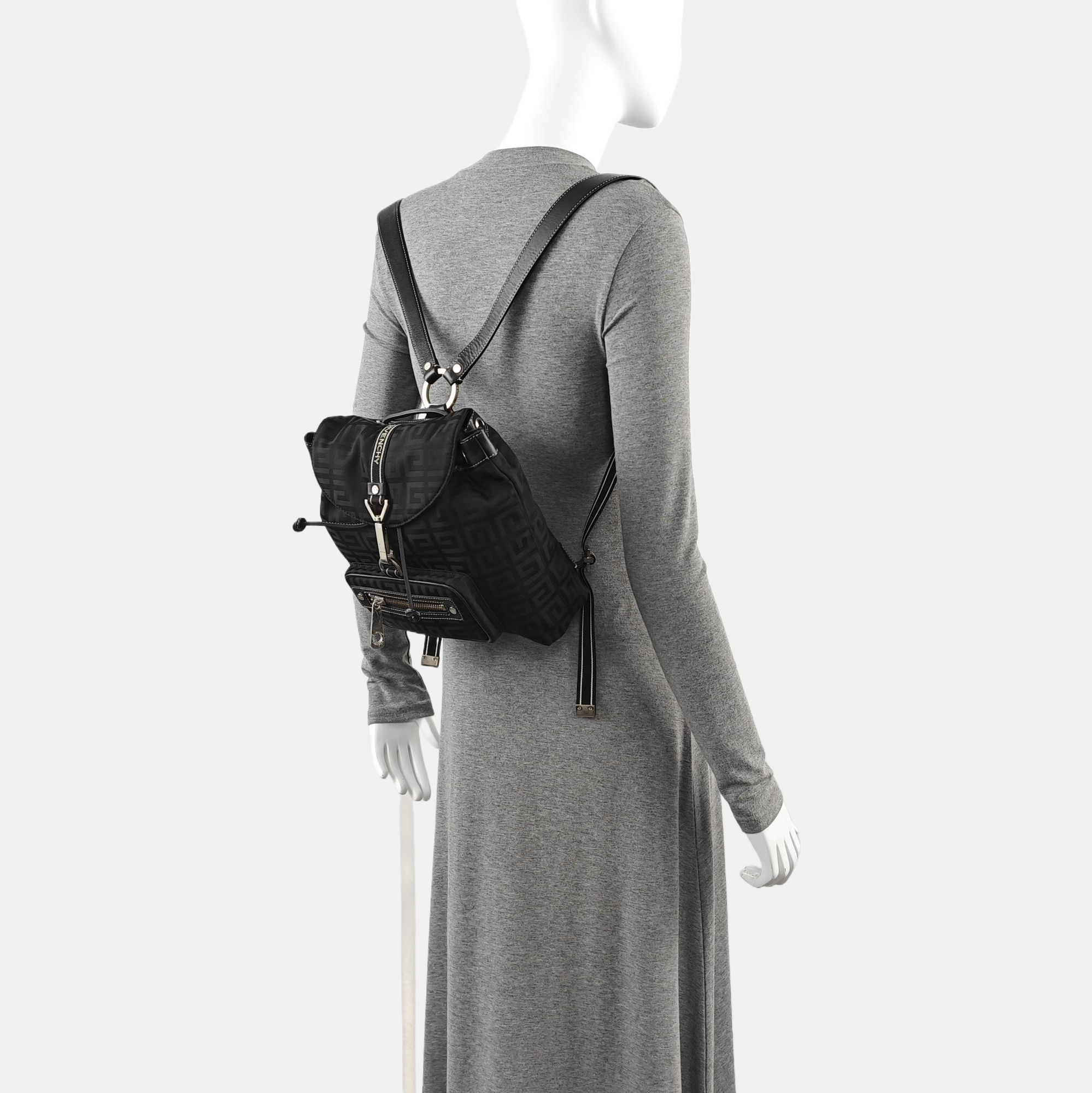 Nylon Backpack Black