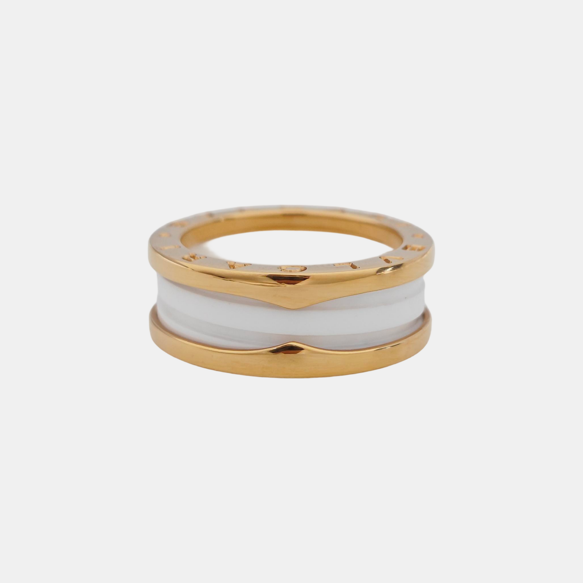 B.ZERO1 18k Rose Gold Ring EU 57