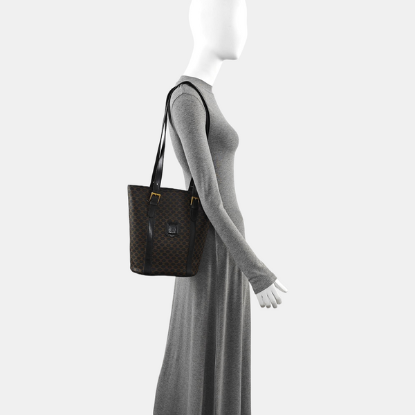 MACADAM TOTE Coated Canvas Brown