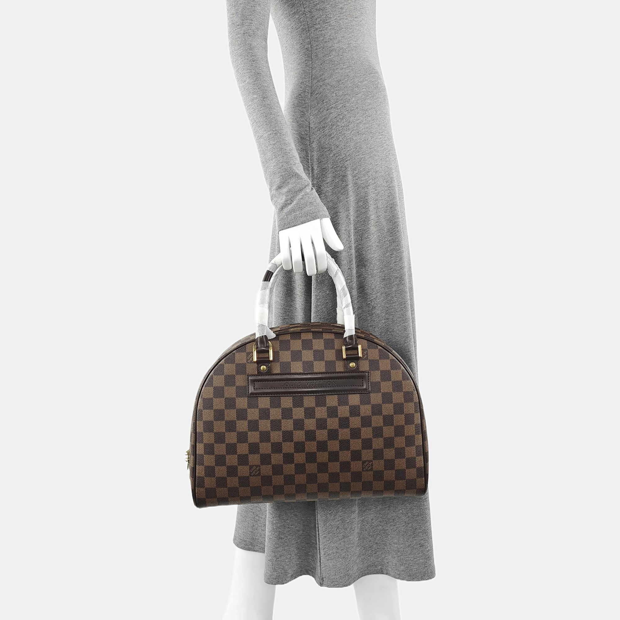 NOLITA Damier Ebene Coated Canvas Brown