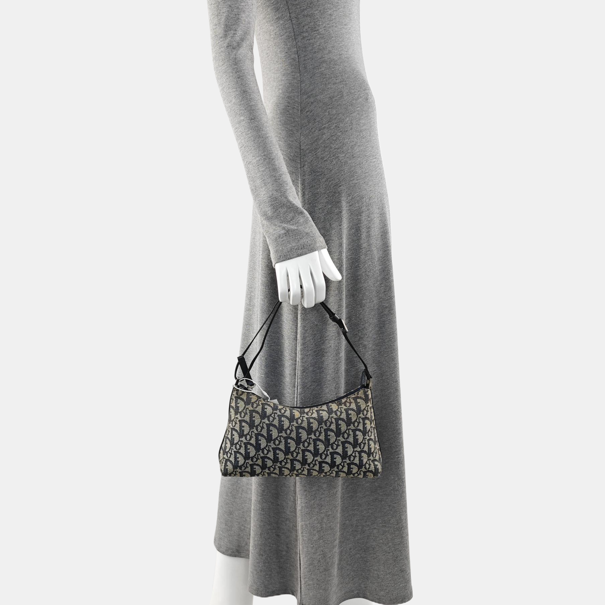 Vintage Trotter Oblique Canvas Blue