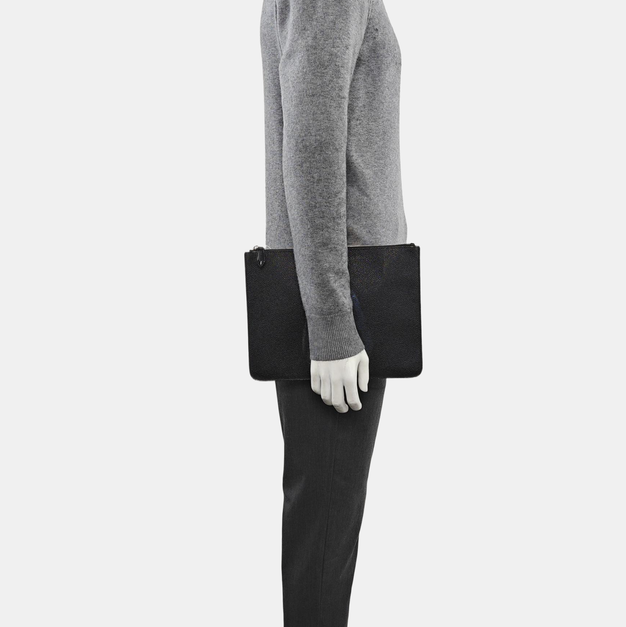 Calfskin Clutch Black