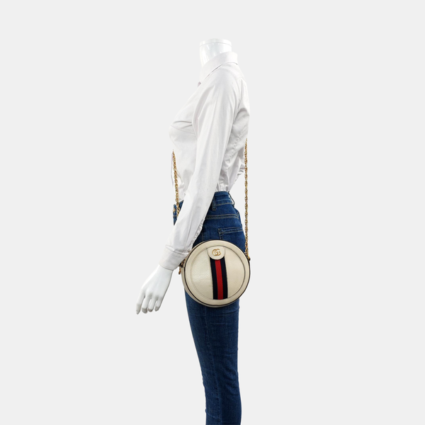 Ophidia Mini Calfskin White
