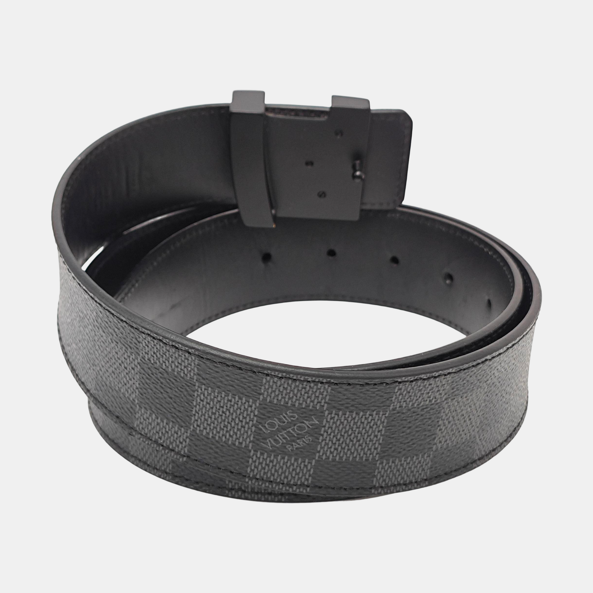 Coated Canvas Belt Black