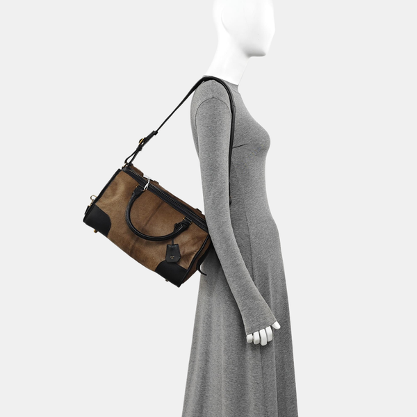 Horsehair Shoulder Bag Brown