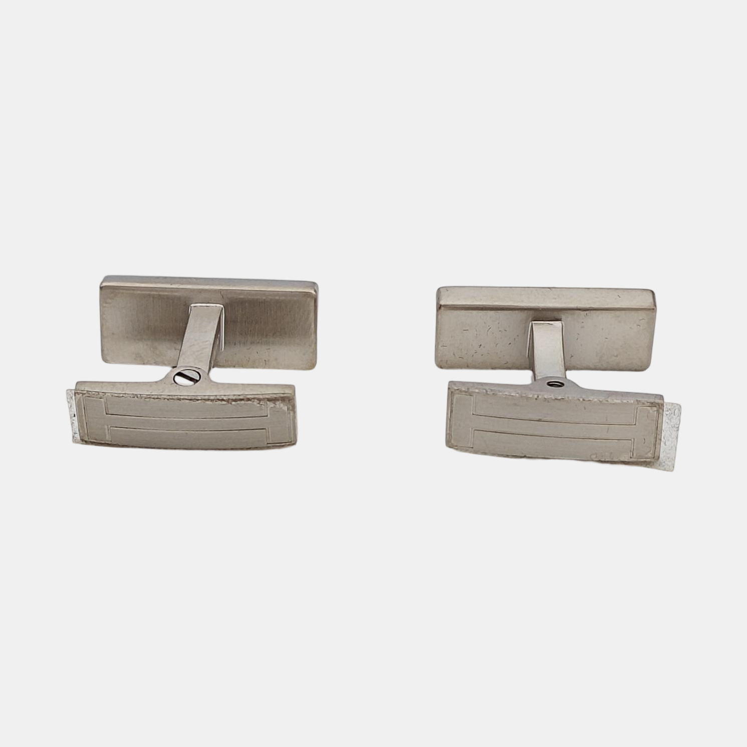 Metal Cufflink Silver